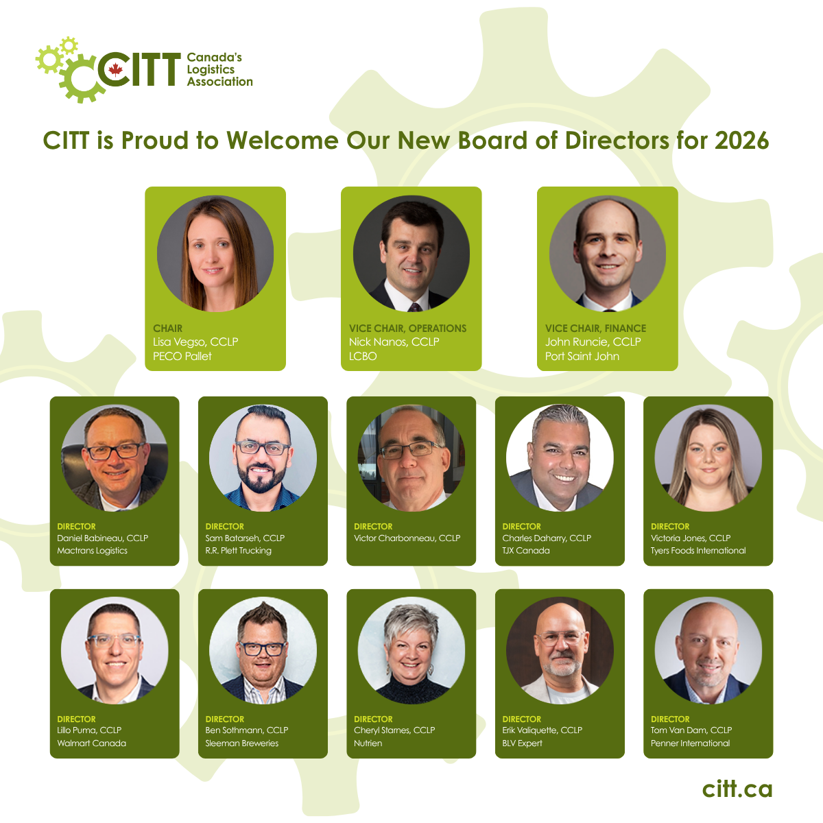 News | Announcing the CITT Board of Directors for 2026